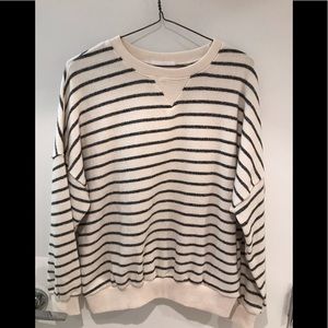 Striped sweater shirt